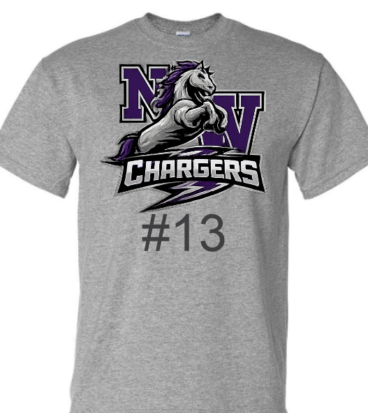 North Webster Chargers School Shirts