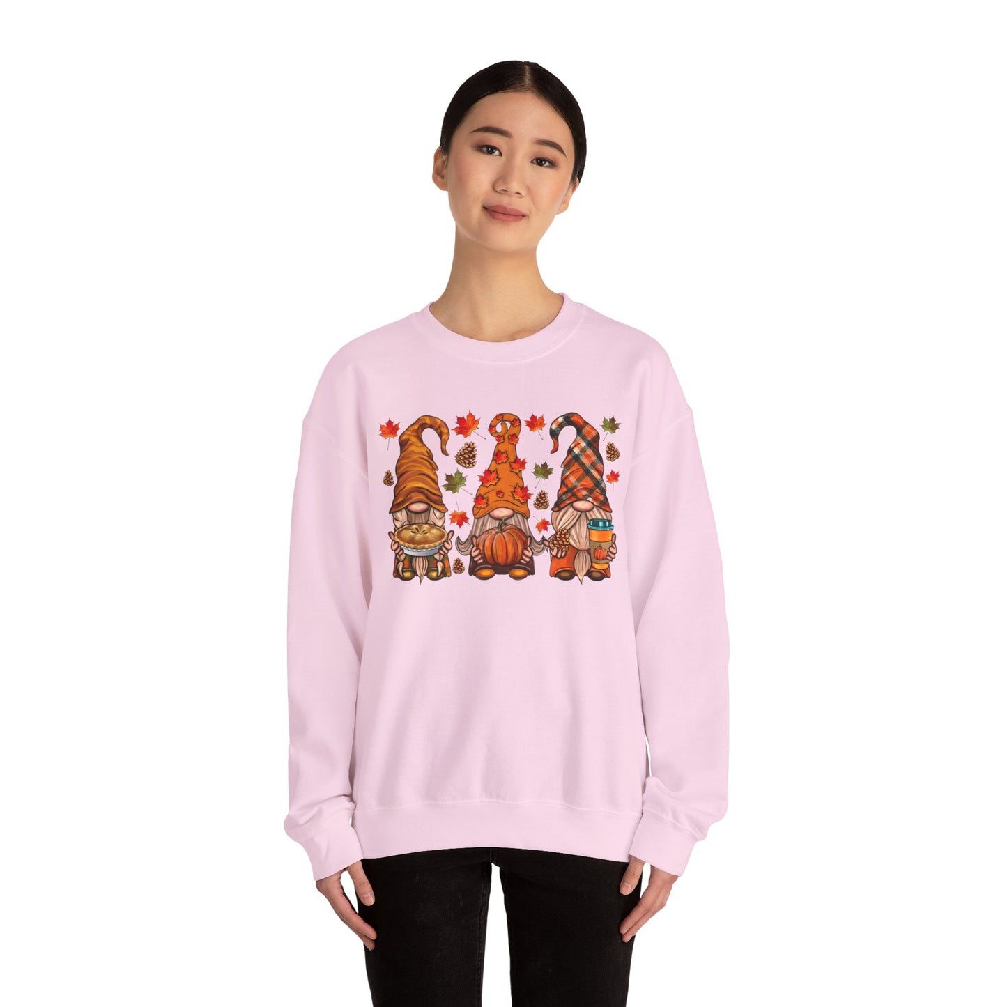 Harvest Gnome Crewneck Sweatshirt | Cozy Fall Sweater, Autumn Apparel, Thanksgiving Gift, Unisex Sweatshirt, Seasonal Fashion