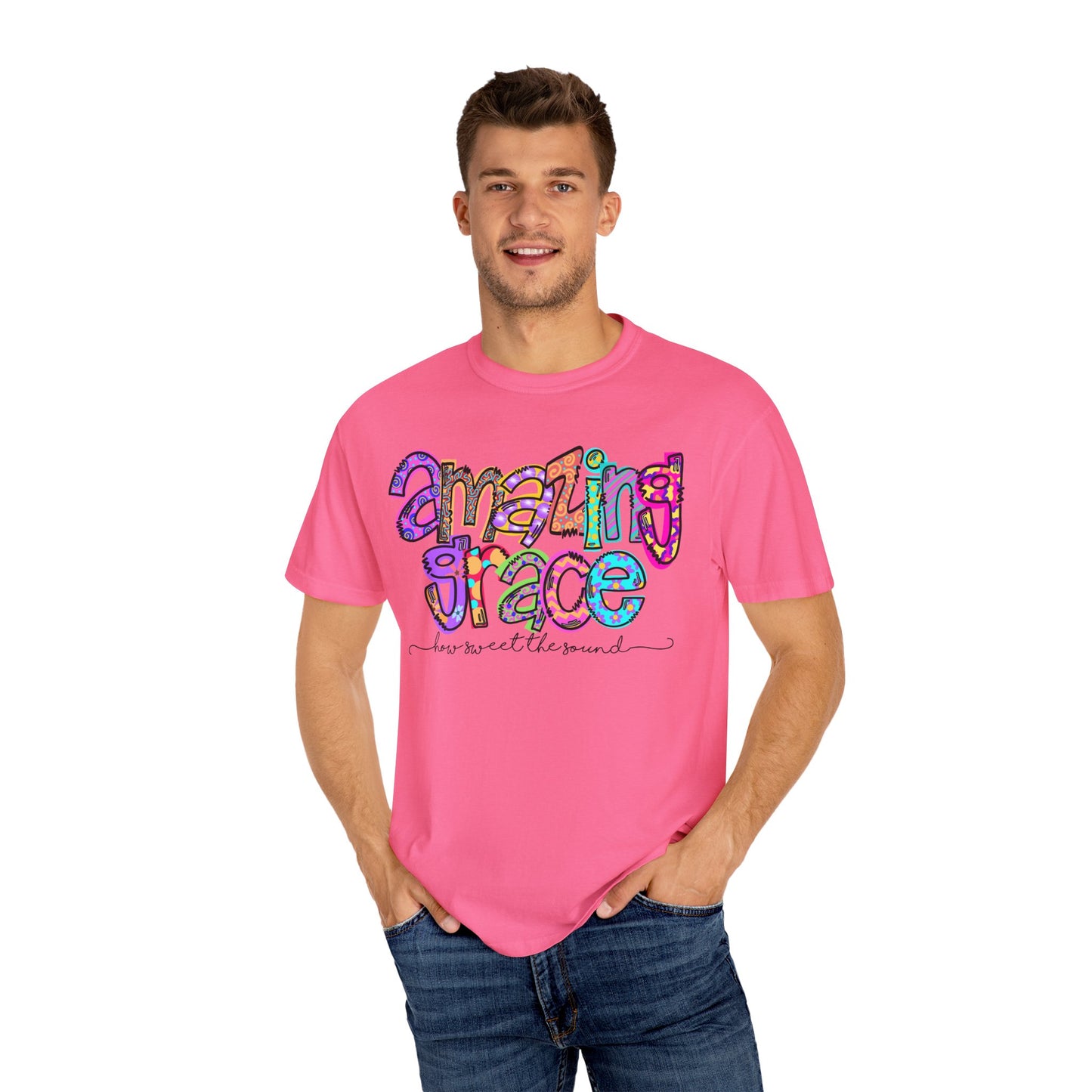 Amazing Grace T-Shirt, Inspirational Gift, Unisex Tee, Faith-Based Apparel, Church Outing Shirt, Spiritual Wear