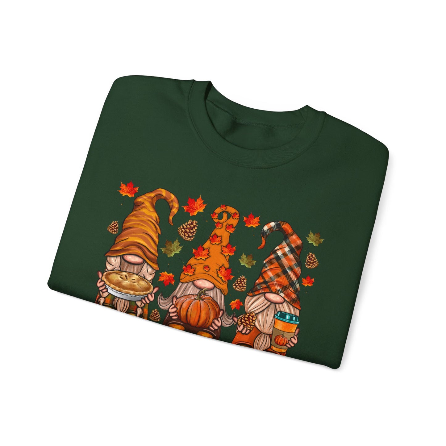 Harvest Gnome Crewneck Sweatshirt | Cozy Fall Sweater, Autumn Apparel, Thanksgiving Gift, Unisex Sweatshirt, Seasonal Fashion