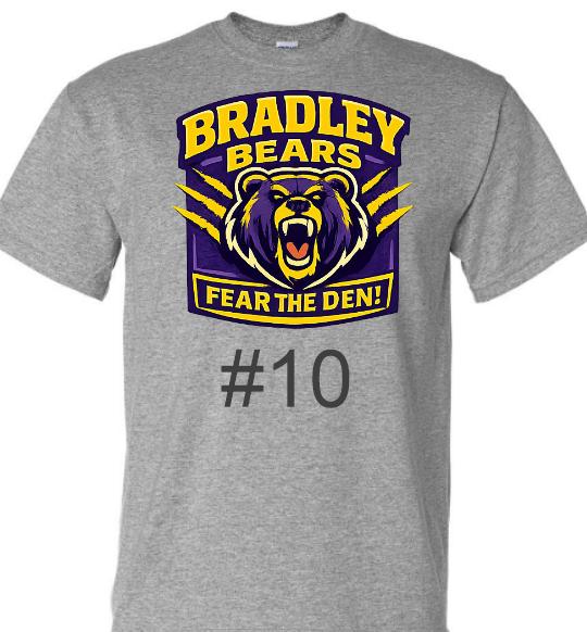Bradley Bears School Shirts