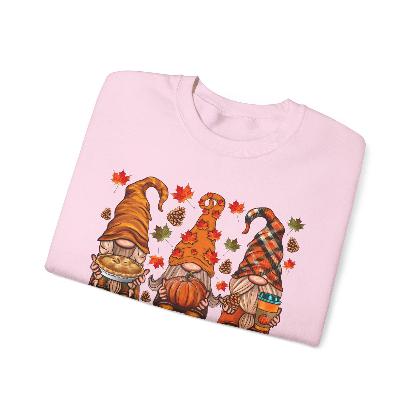 Harvest Gnome Crewneck Sweatshirt | Cozy Fall Sweater, Autumn Apparel, Thanksgiving Gift, Unisex Sweatshirt, Seasonal Fashion
