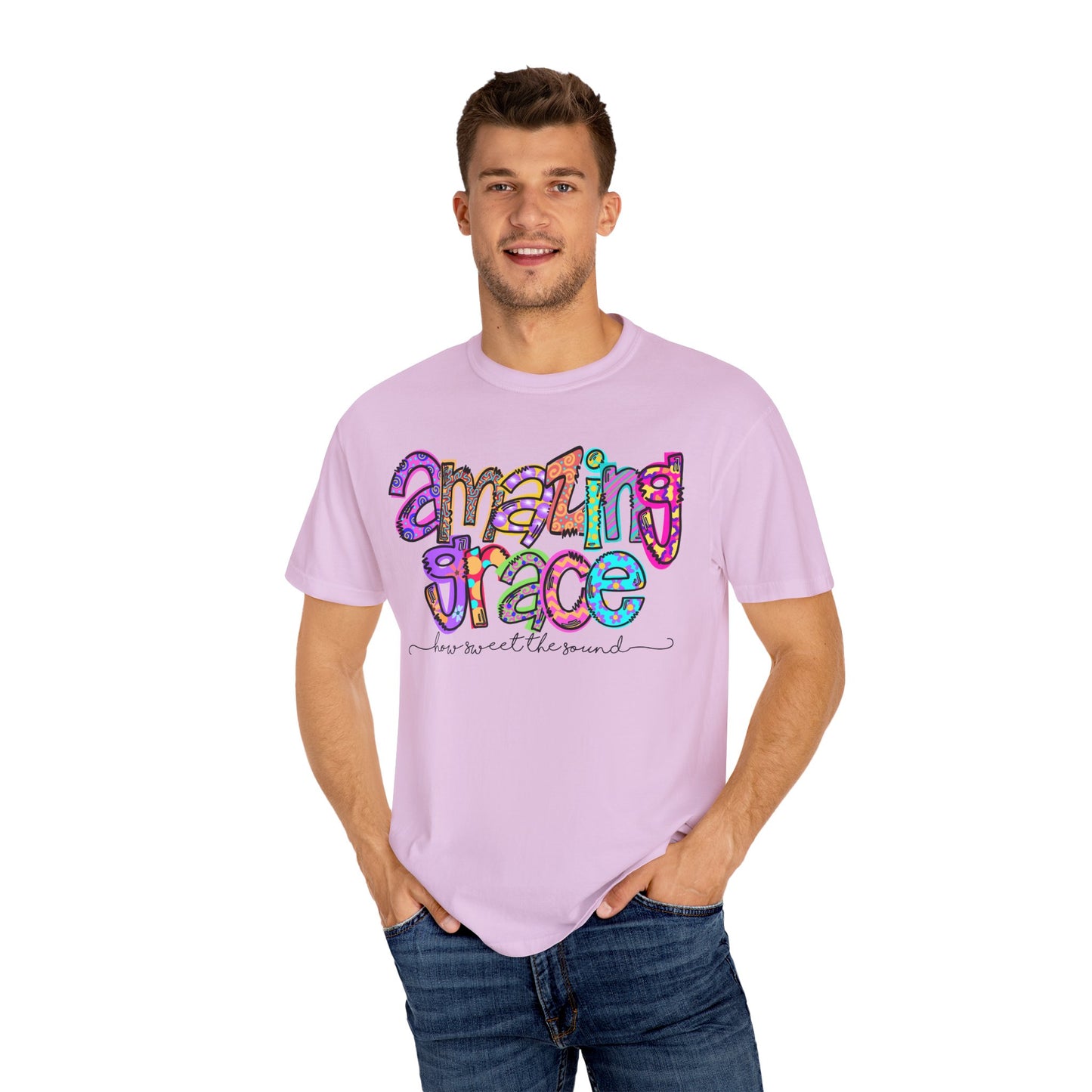 Amazing Grace T-Shirt, Inspirational Gift, Unisex Tee, Faith-Based Apparel, Church Outing Shirt, Spiritual Wear