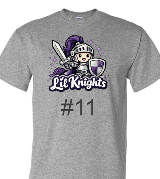 North Webster Little Knights School Shirts