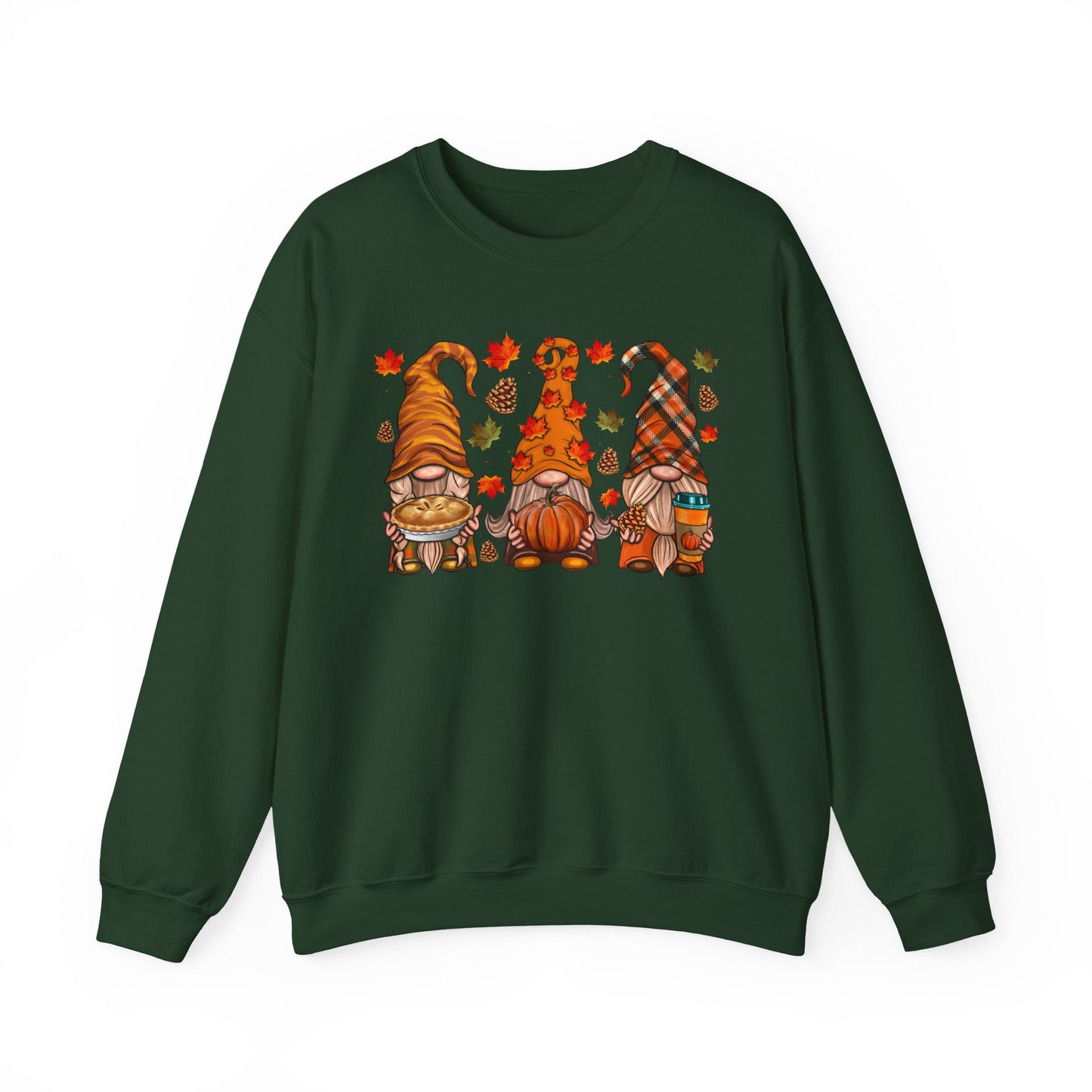 Harvest Gnome Crewneck Sweatshirt | Cozy Fall Sweater, Autumn Apparel, Thanksgiving Gift, Unisex Sweatshirt, Seasonal Fashion
