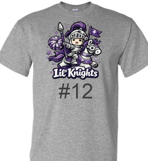 North Webster Little Knights School Shirts