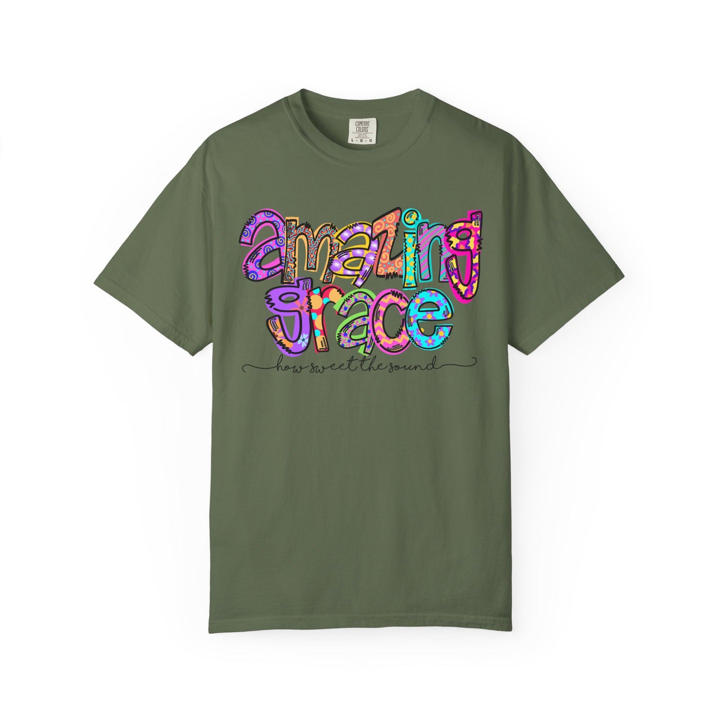 Amazing Grace T-Shirt, Inspirational Gift, Unisex Tee, Faith-Based Apparel, Church Outing Shirt, Spiritual Wear