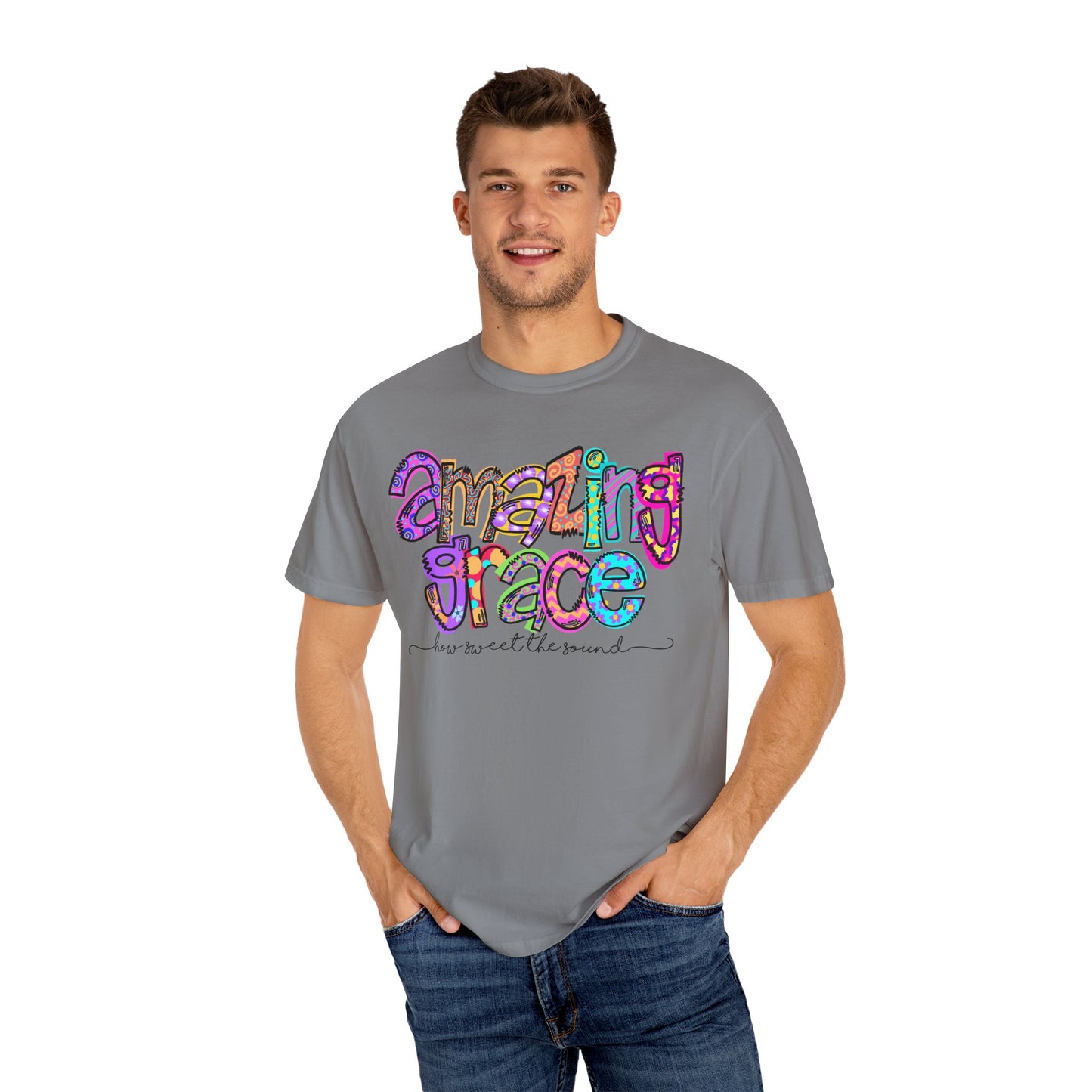 Amazing Grace T-Shirt, Inspirational Gift, Unisex Tee, Faith-Based Apparel, Church Outing Shirt, Spiritual Wear