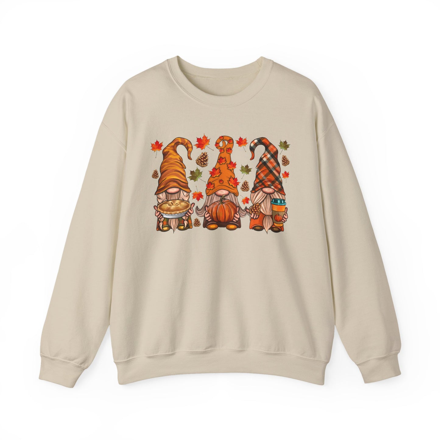Harvest Gnome Crewneck Sweatshirt | Cozy Fall Sweater, Autumn Apparel, Thanksgiving Gift, Unisex Sweatshirt, Seasonal Fashion