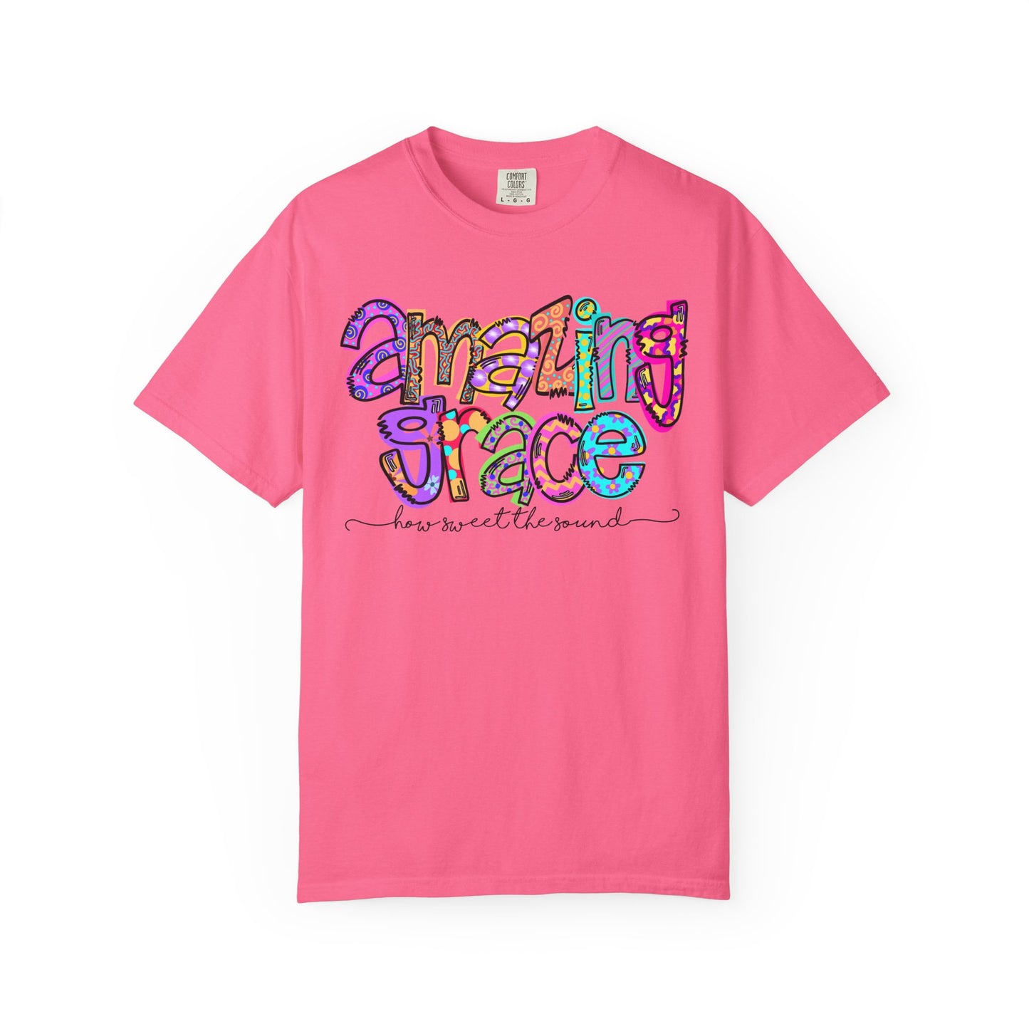 Amazing Grace T-Shirt, Inspirational Gift, Unisex Tee, Faith-Based Apparel, Church Outing Shirt, Spiritual Wear