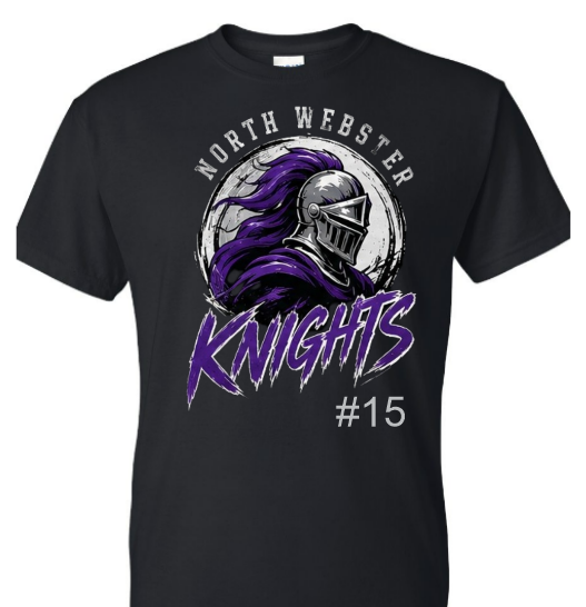 North Webster Knights School Shirts