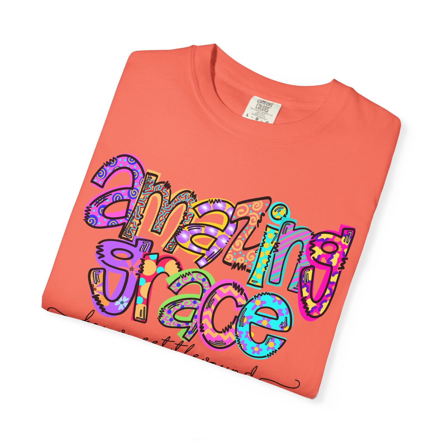 Amazing Grace T-Shirt, Inspirational Gift, Unisex Tee, Faith-Based Apparel, Church Outing Shirt, Spiritual Wear