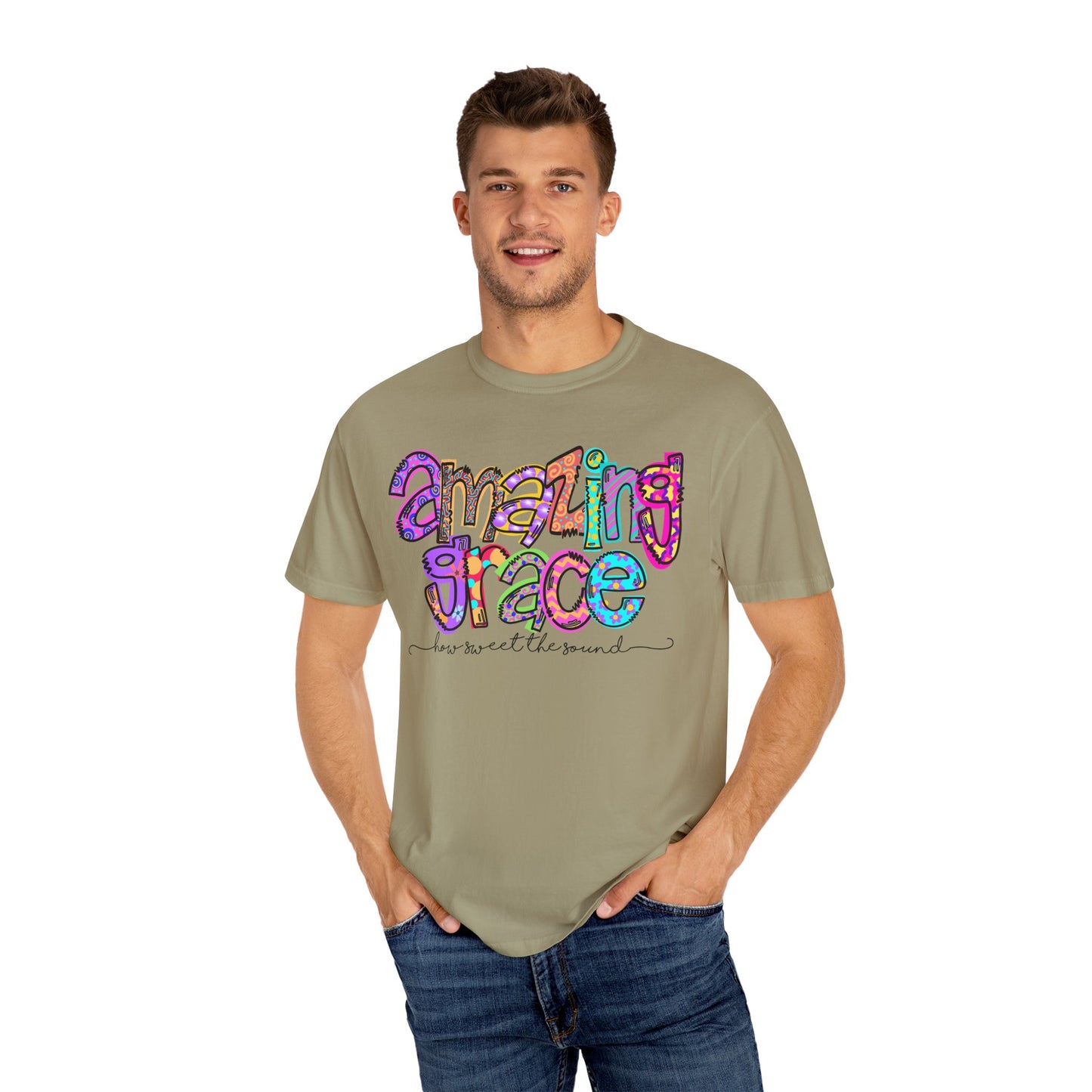 Amazing Grace T-Shirt, Inspirational Gift, Unisex Tee, Faith-Based Apparel, Church Outing Shirt, Spiritual Wear