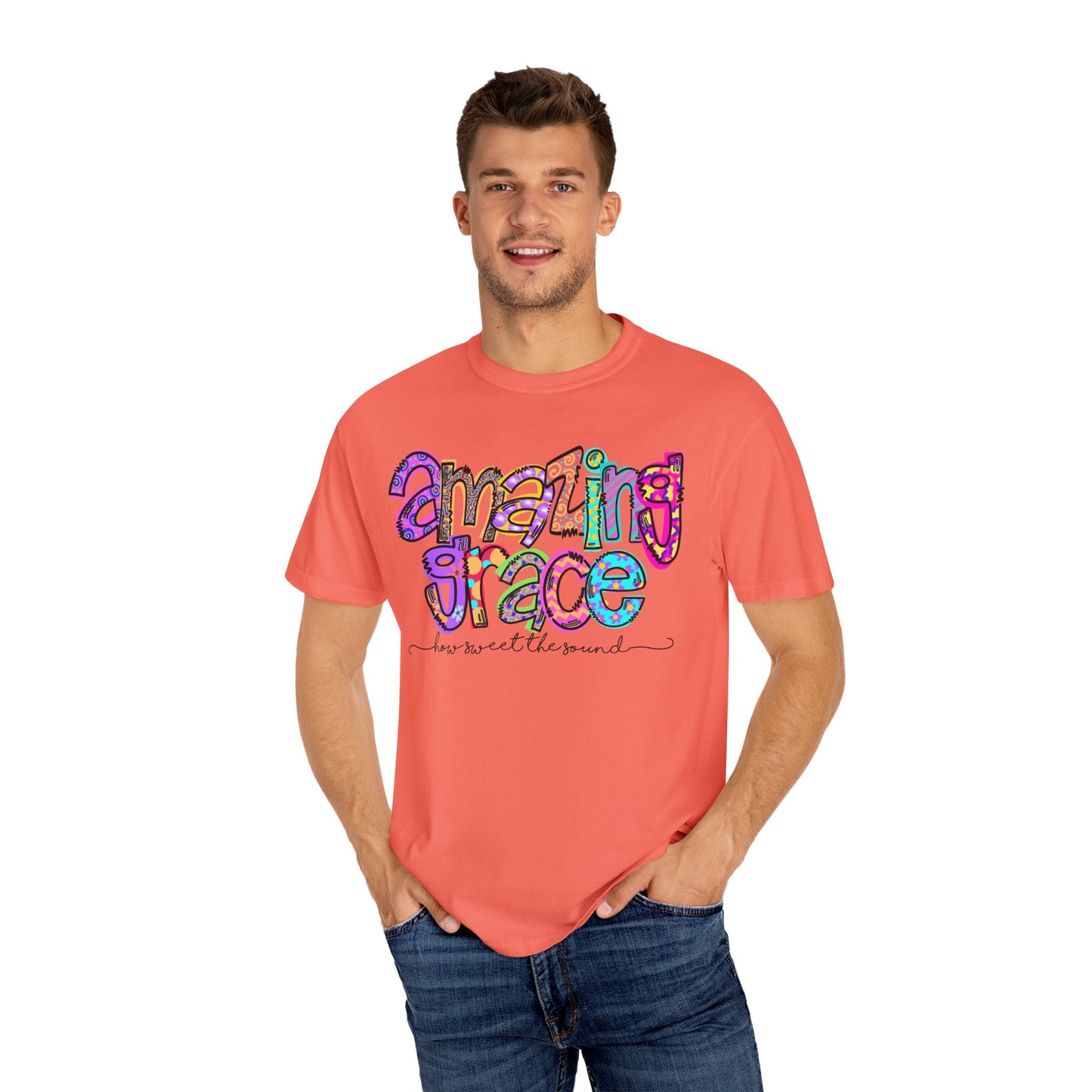 Amazing Grace T-Shirt, Inspirational Gift, Unisex Tee, Faith-Based Apparel, Church Outing Shirt, Spiritual Wear