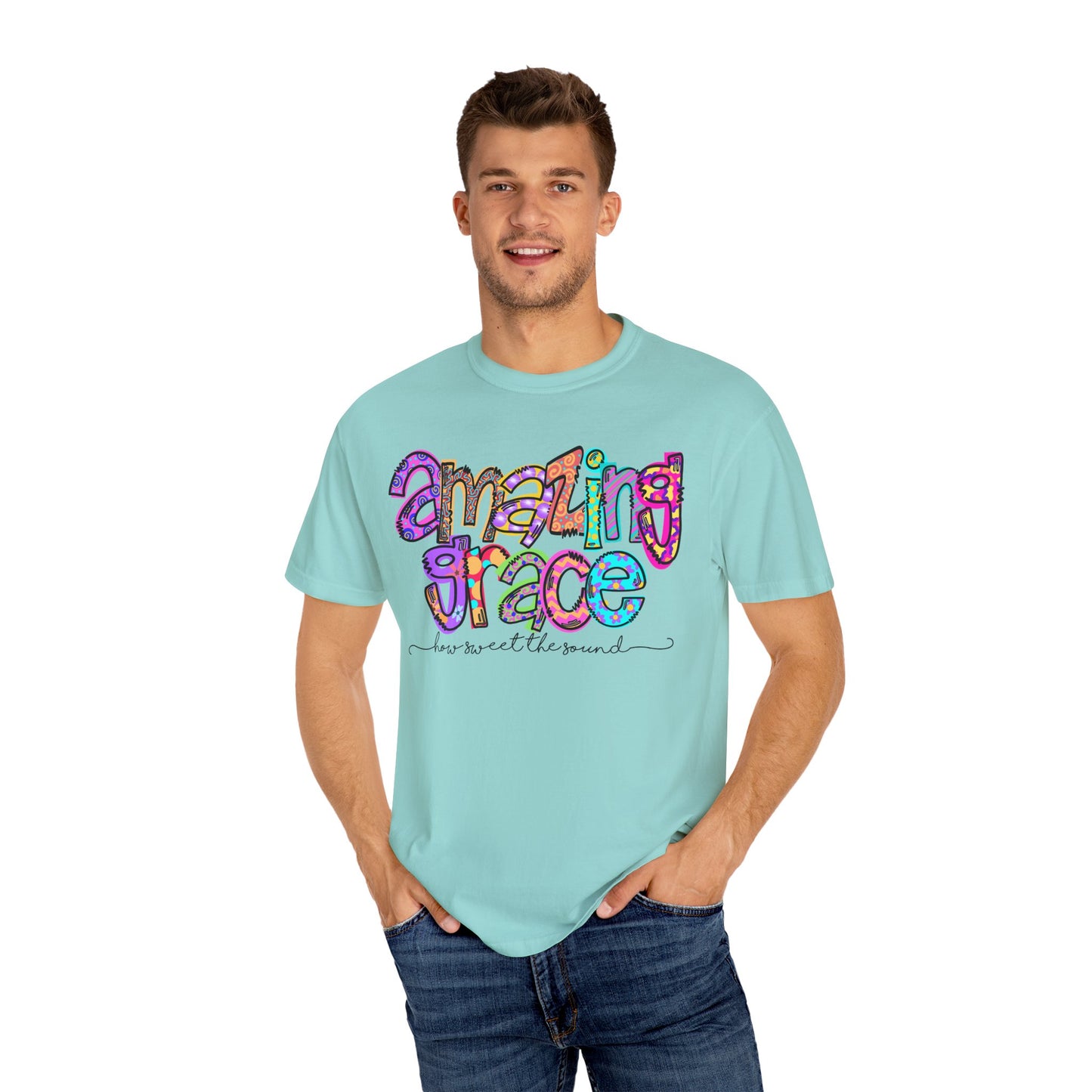 Amazing Grace T-Shirt, Inspirational Gift, Unisex Tee, Faith-Based Apparel, Church Outing Shirt, Spiritual Wear