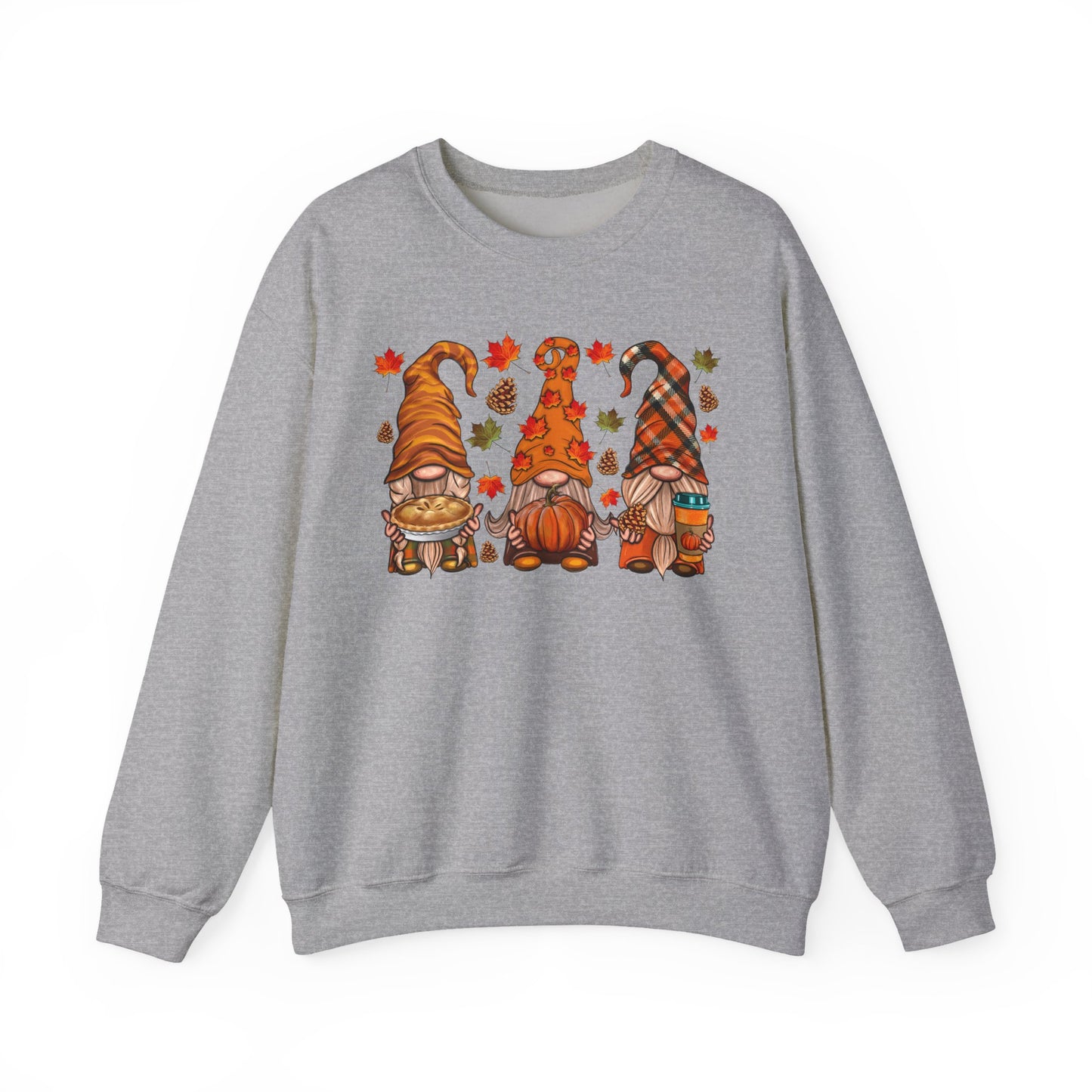 Harvest Gnome Crewneck Sweatshirt | Cozy Fall Sweater, Autumn Apparel, Thanksgiving Gift, Unisex Sweatshirt, Seasonal Fashion