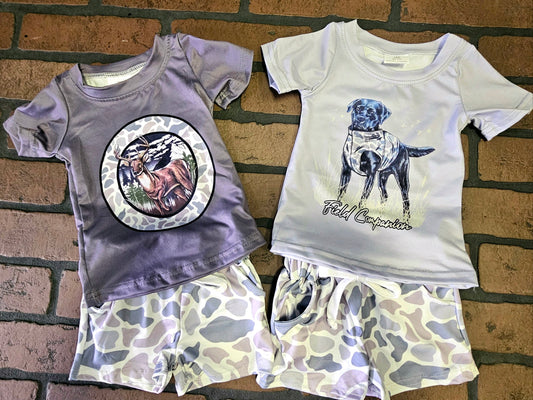 Camo Short Set 2pc