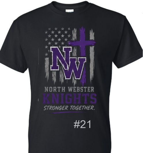 North Webster Knights School Shirts