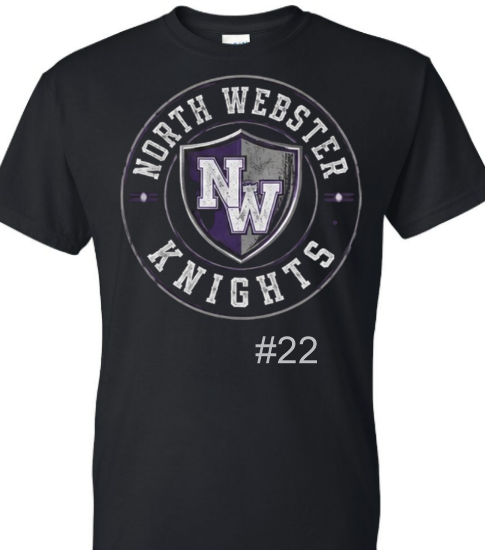 North Webster Knights School Shirts