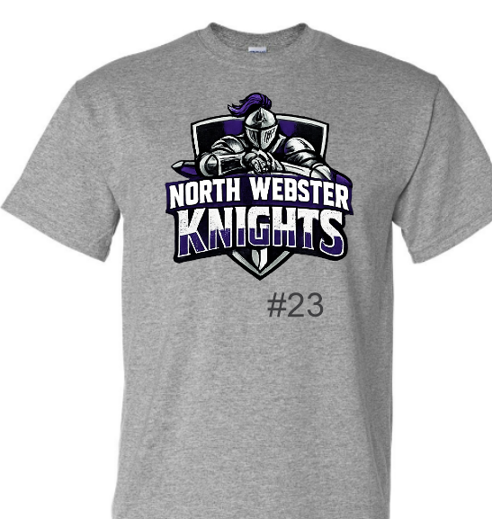 North Webster Knights School Shirts
