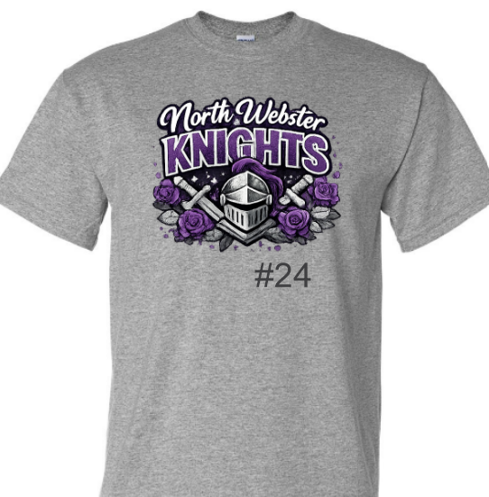 North Webster Knights School Shirts