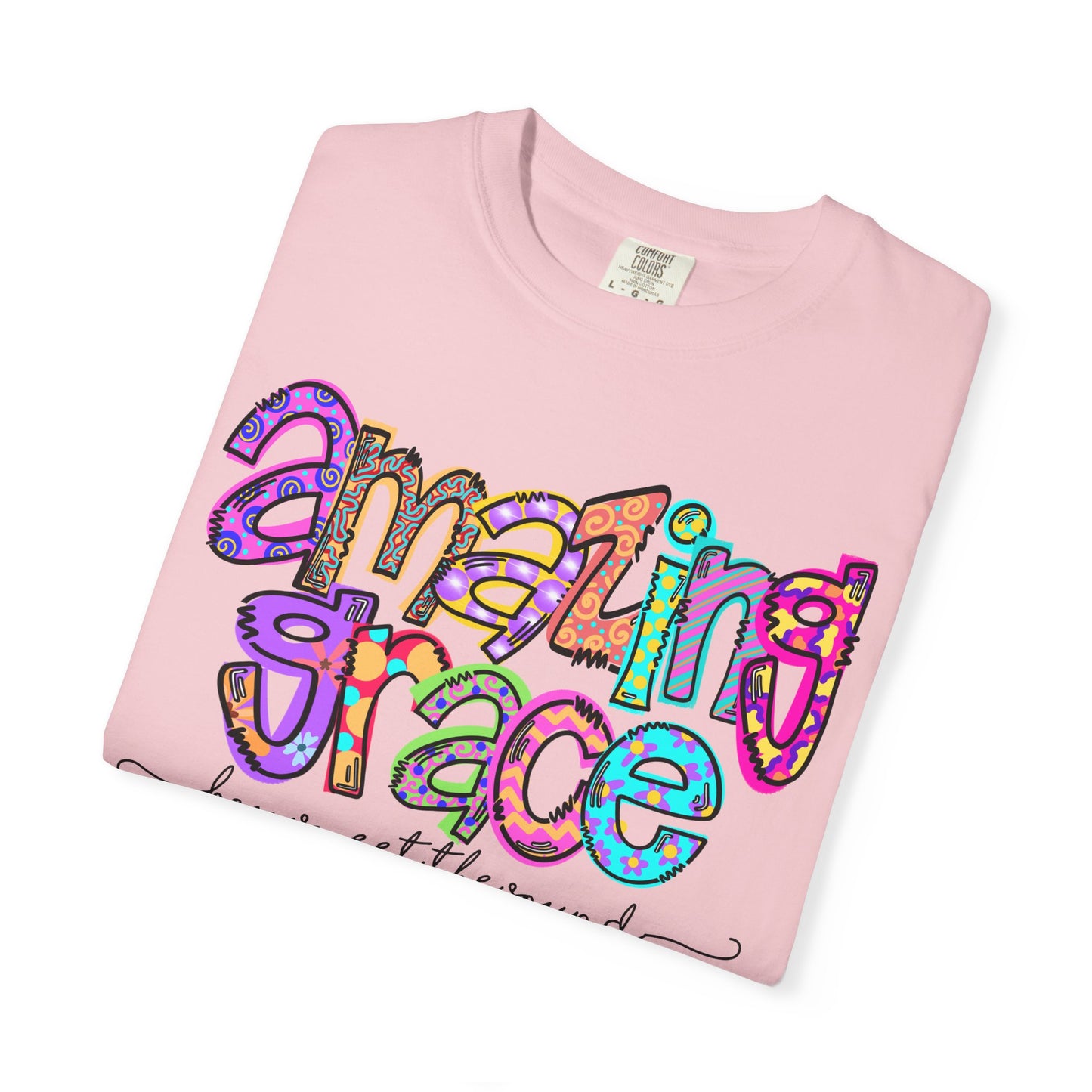Amazing Grace T-Shirt, Inspirational Gift, Unisex Tee, Faith-Based Apparel, Church Outing Shirt, Spiritual Wear