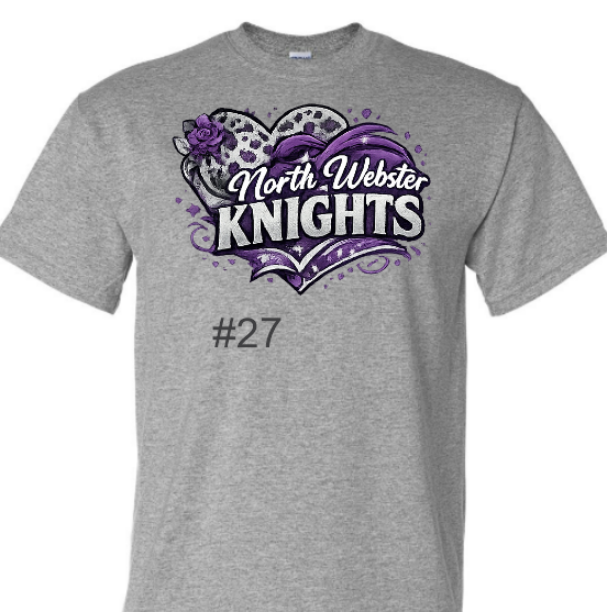 North Webster Knights School Shirts