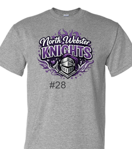 North Webster Knights School Shirts