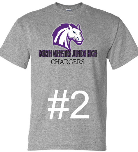 North Webster Chargers 25/26 School Shirts