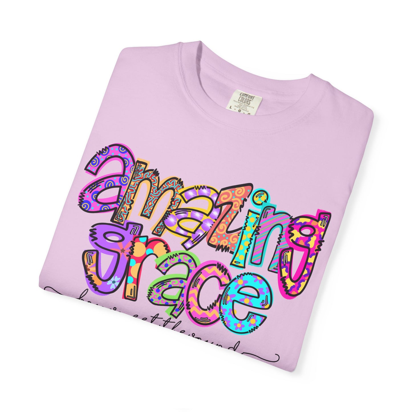 Amazing Grace T-Shirt, Inspirational Gift, Unisex Tee, Faith-Based Apparel, Church Outing Shirt, Spiritual Wear