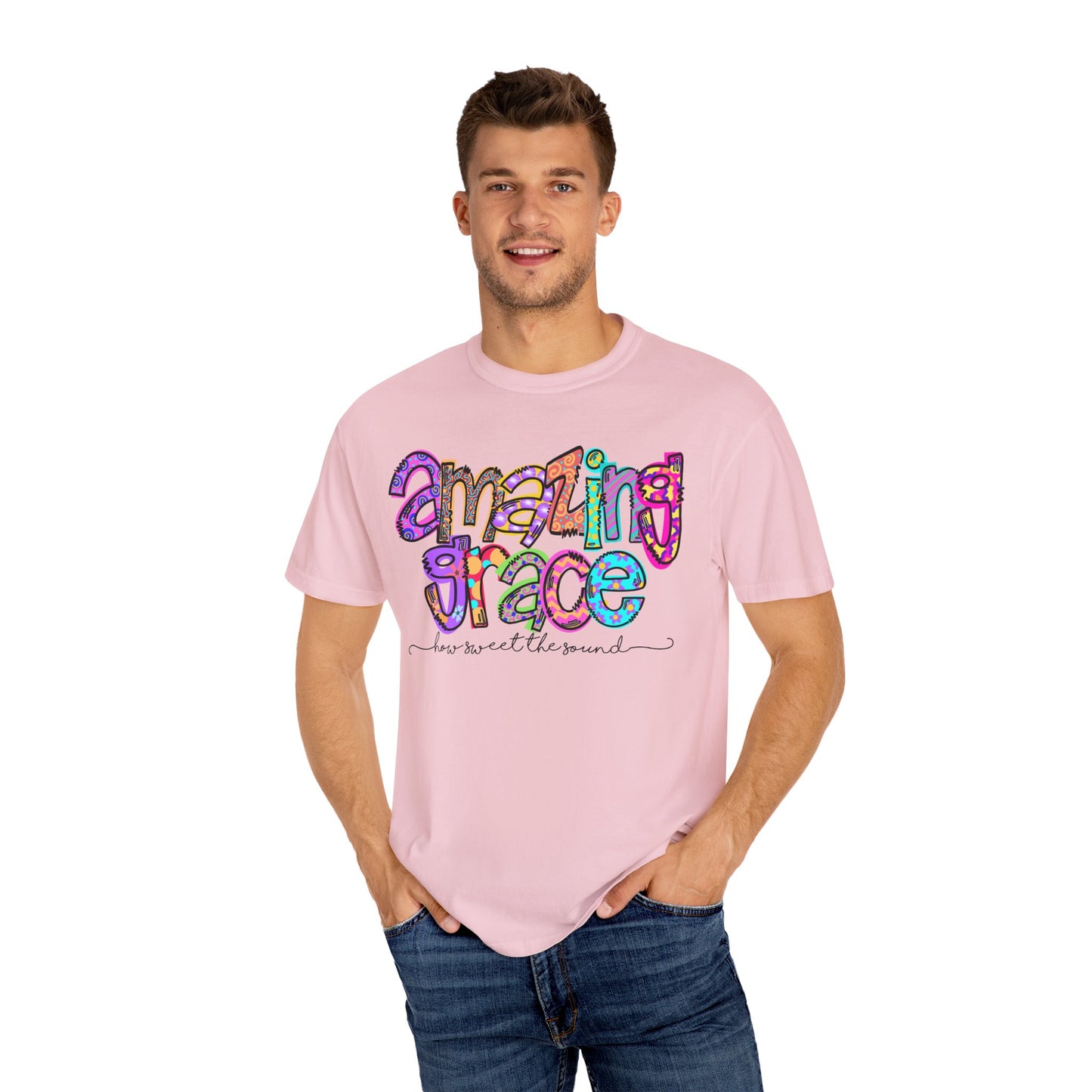 Amazing Grace T-Shirt, Inspirational Gift, Unisex Tee, Faith-Based Apparel, Church Outing Shirt, Spiritual Wear