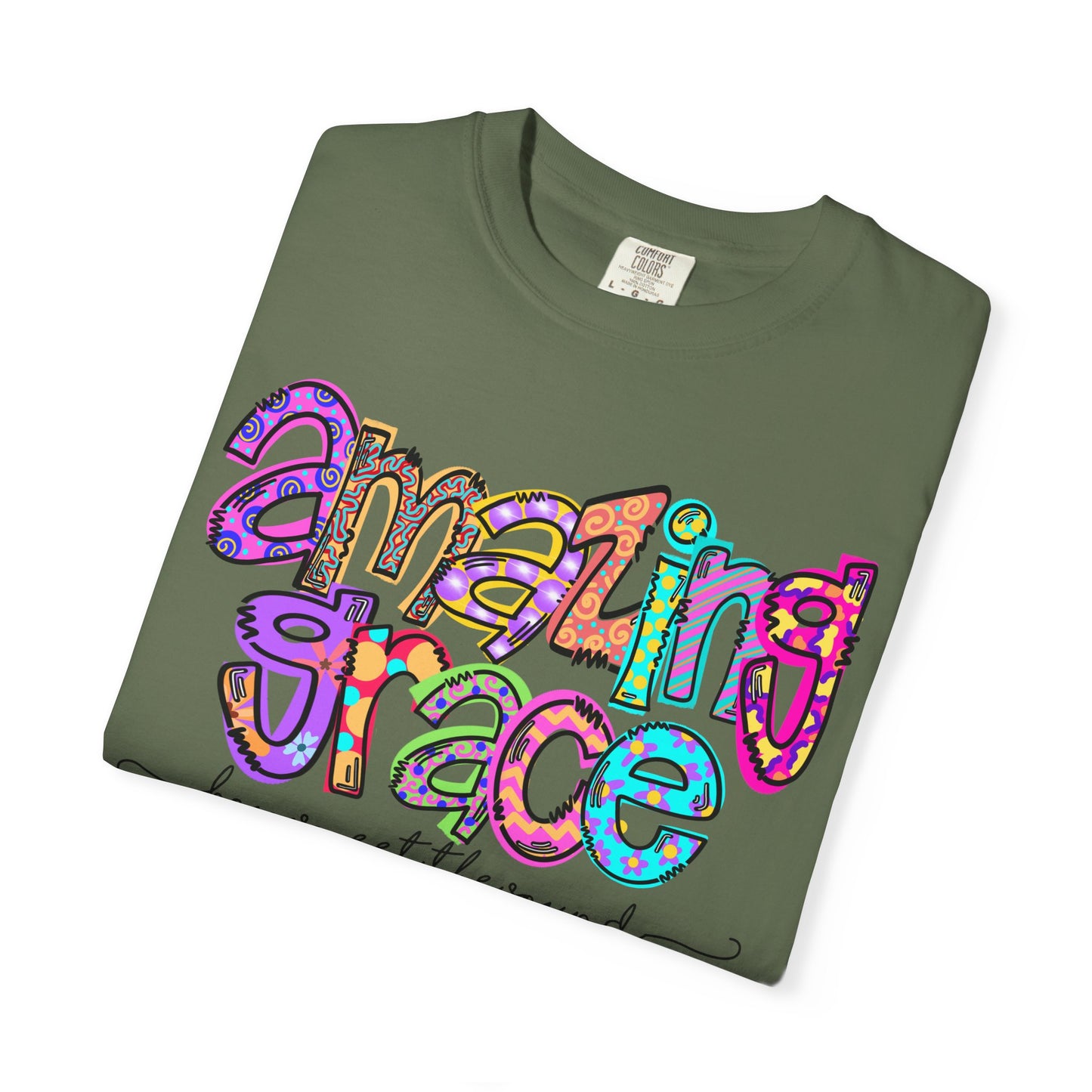 Amazing Grace T-Shirt, Inspirational Gift, Unisex Tee, Faith-Based Apparel, Church Outing Shirt, Spiritual Wear
