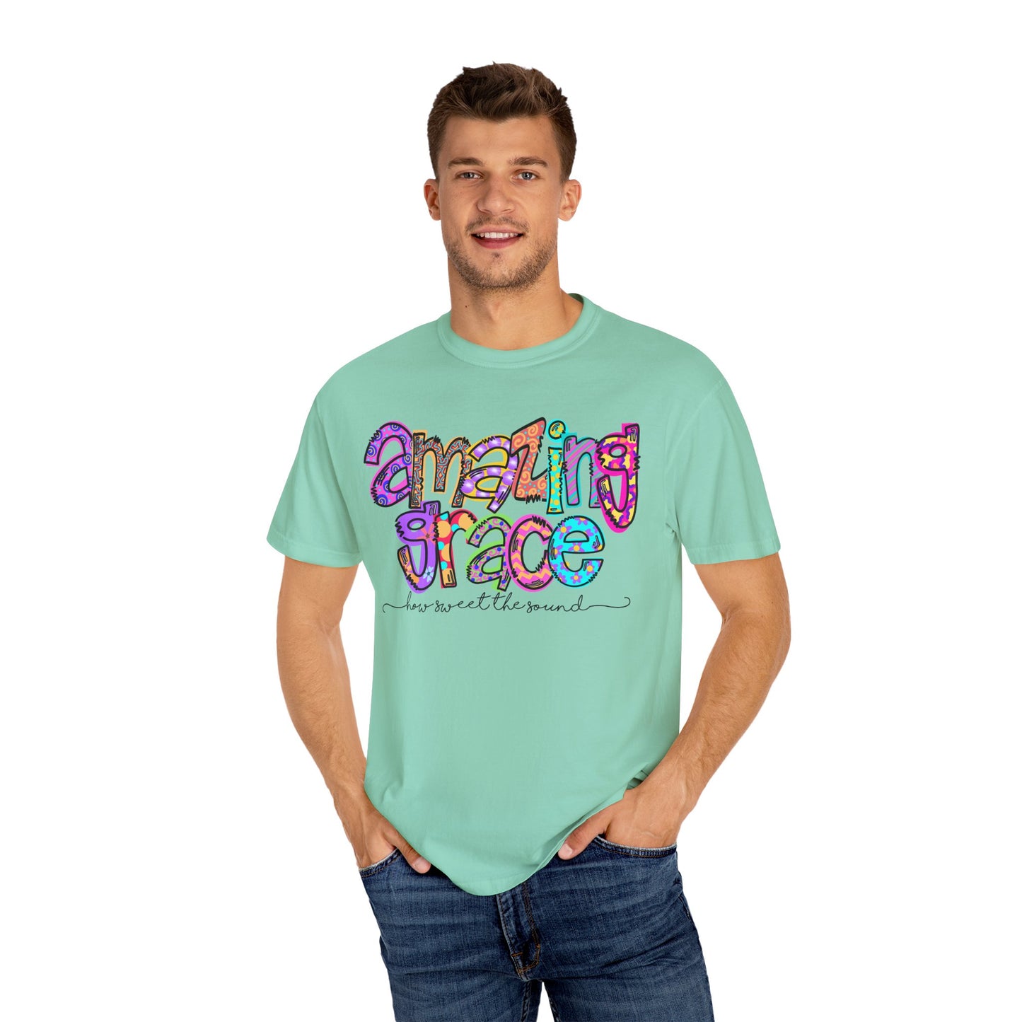 Amazing Grace T-Shirt, Inspirational Gift, Unisex Tee, Faith-Based Apparel, Church Outing Shirt, Spiritual Wear