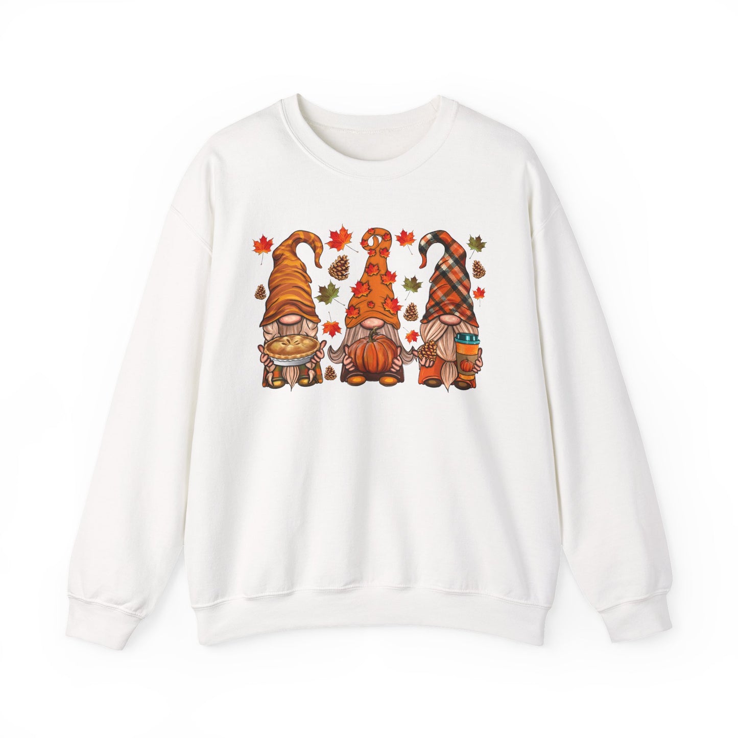 Harvest Gnome Crewneck Sweatshirt | Cozy Fall Sweater, Autumn Apparel, Thanksgiving Gift, Unisex Sweatshirt, Seasonal Fashion