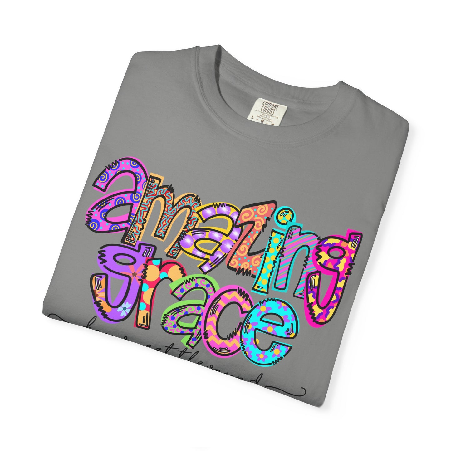 Amazing Grace T-Shirt, Inspirational Gift, Unisex Tee, Faith-Based Apparel, Church Outing Shirt, Spiritual Wear