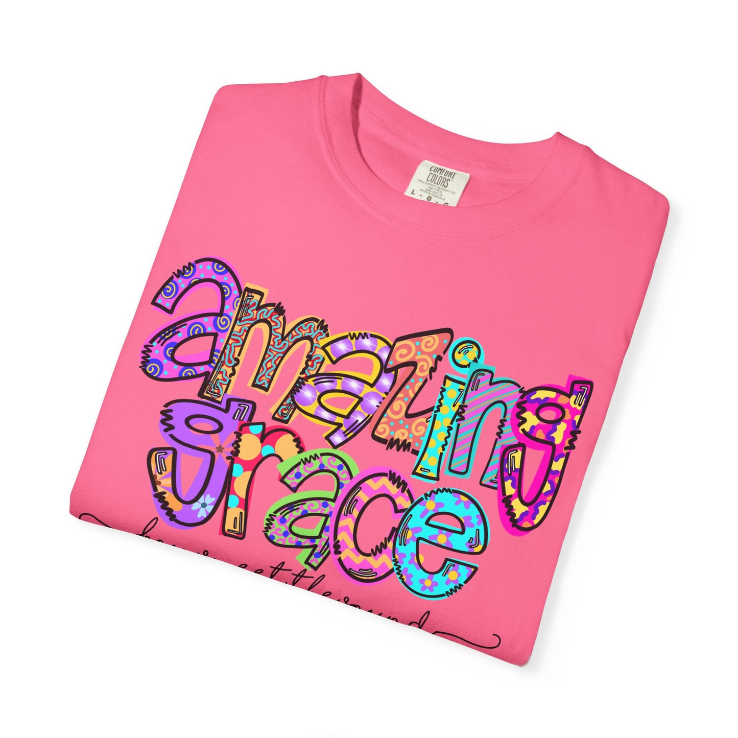 Amazing Grace T-Shirt, Inspirational Gift, Unisex Tee, Faith-Based Apparel, Church Outing Shirt, Spiritual Wear