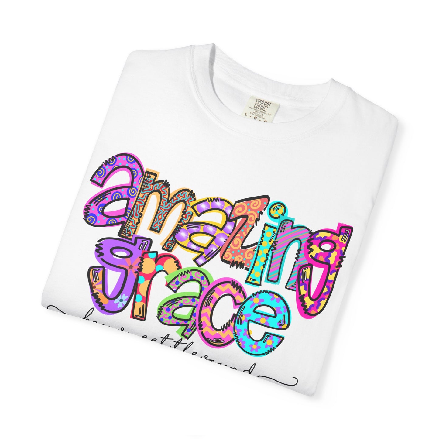 Amazing Grace T-Shirt, Inspirational Gift, Unisex Tee, Faith-Based Apparel, Church Outing Shirt, Spiritual Wear